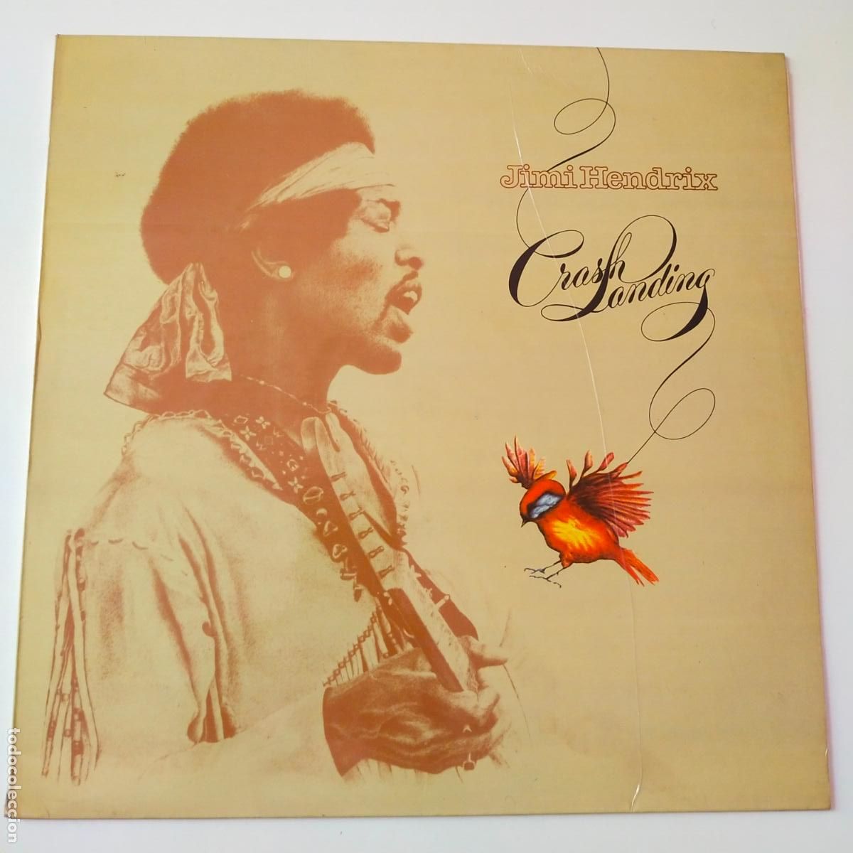 Discos de vinilo: JIMI HENDRIX- CRASH LANDING- LP ESPA&Ntilde;A 1990- DISCO COMO NUEVO.- REF. 2