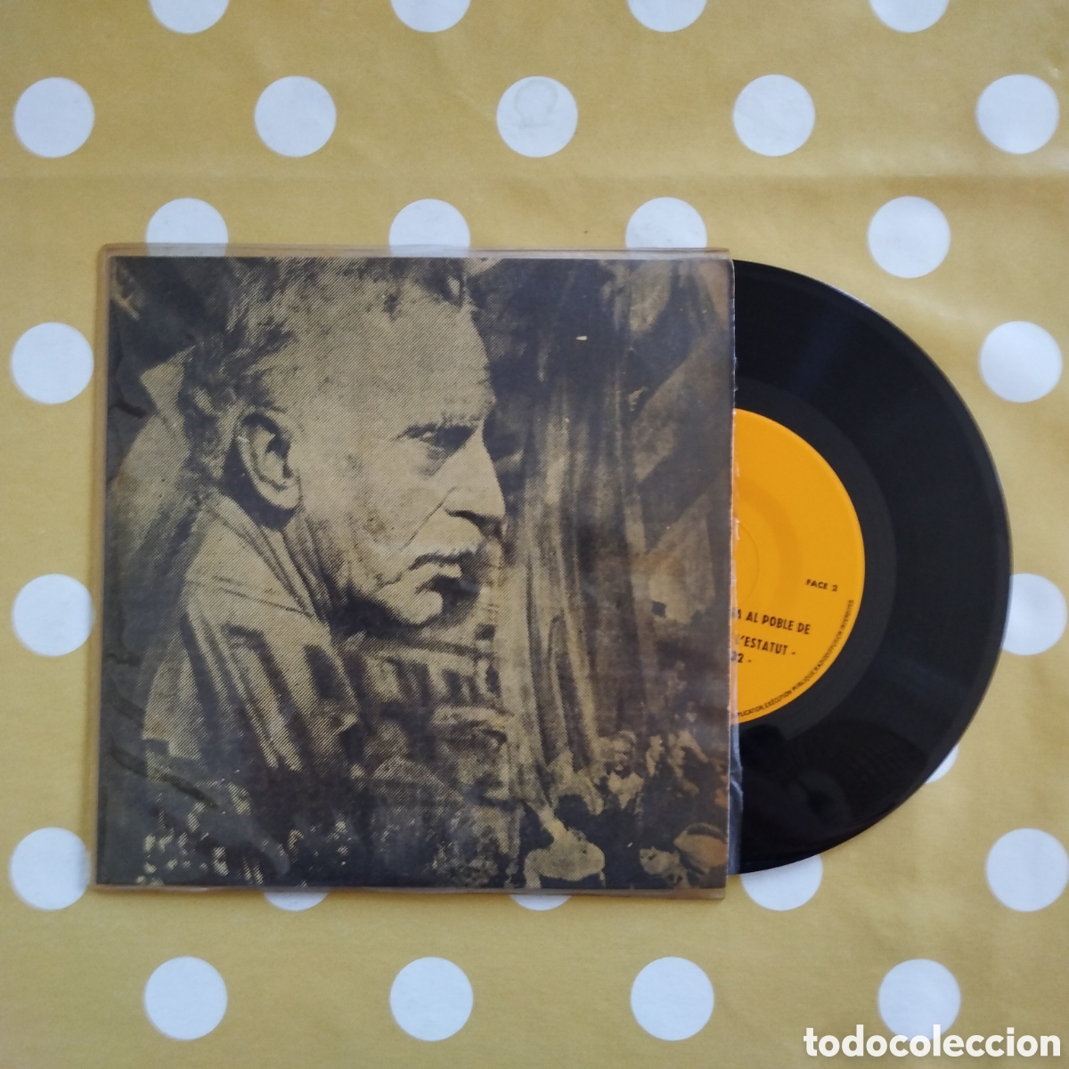 Discos de vinilo: FRANCESC MACI&Agrave; PROCLAMANT LA REP&Uacute;BLICA CATALANA 14 D'ABRIL 1931 BON ESTAT