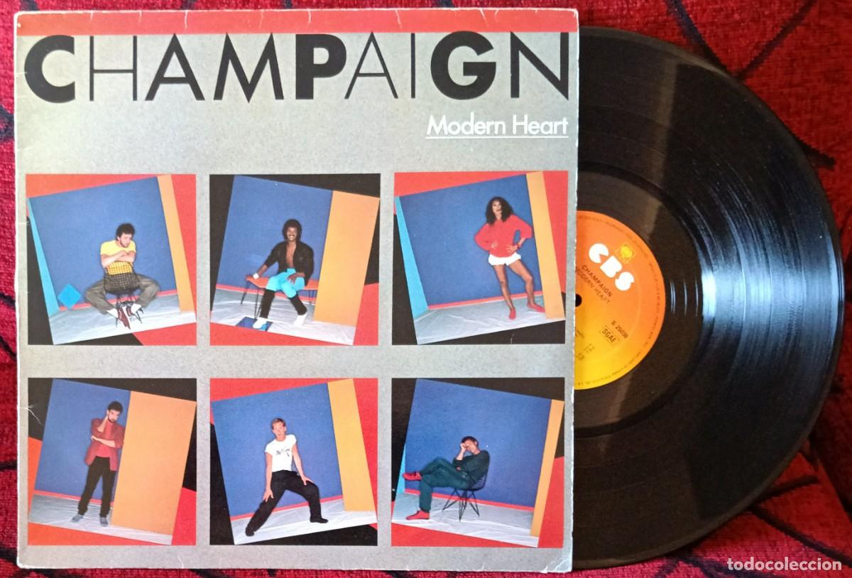 Discos de vinilo: CHAMPAIGN ** Modern Heart ** VINILO LP 1983