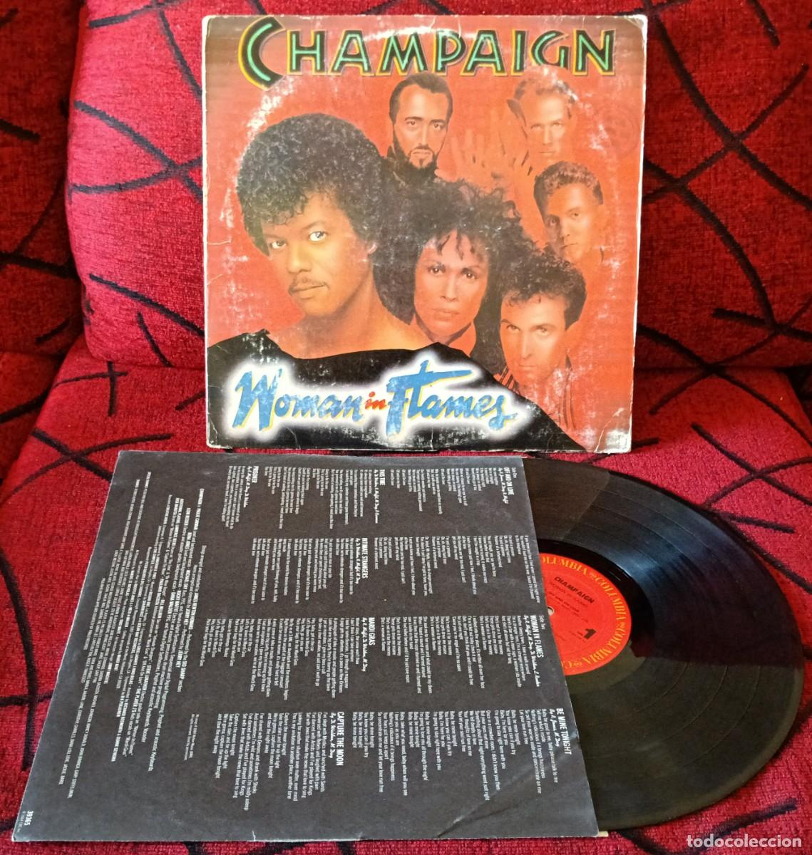 Discos de vinilo: CHAMPAIGN ** Woman In Flames ** VINILO LP 1984 USA