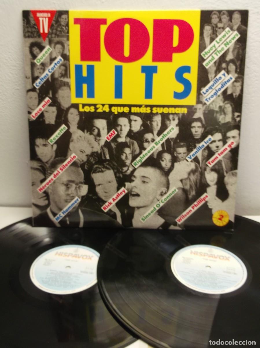 Discos de vinilo: TOP HITS LOS 24 QUE MAS SUENAN 2 X LP