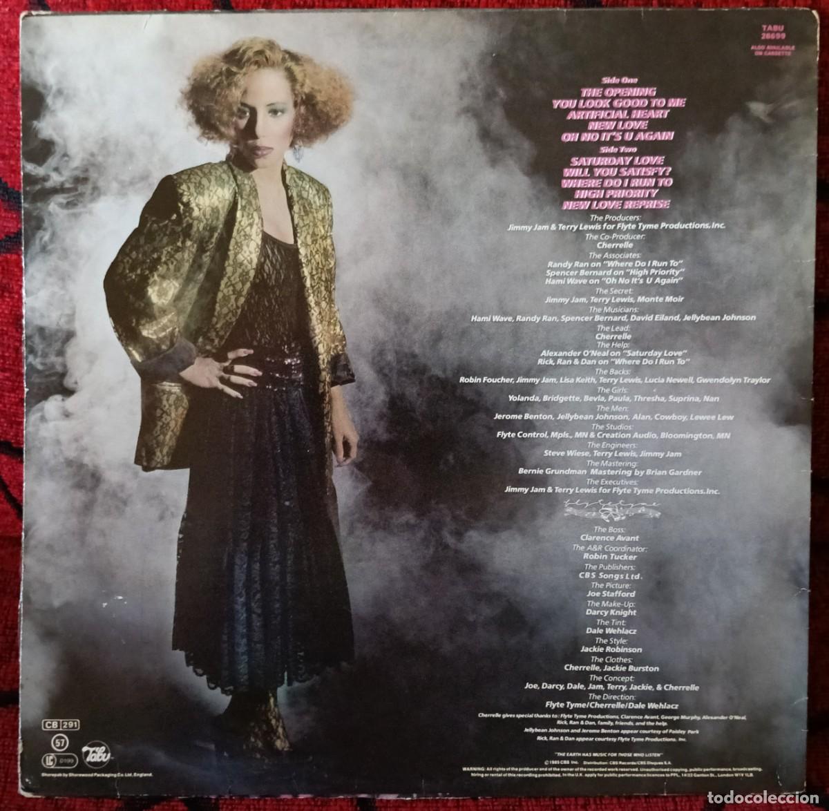 Discos de vinilo: CHERRELLE ** High Priority ** VINILO LP 1985 UK - Foto 2