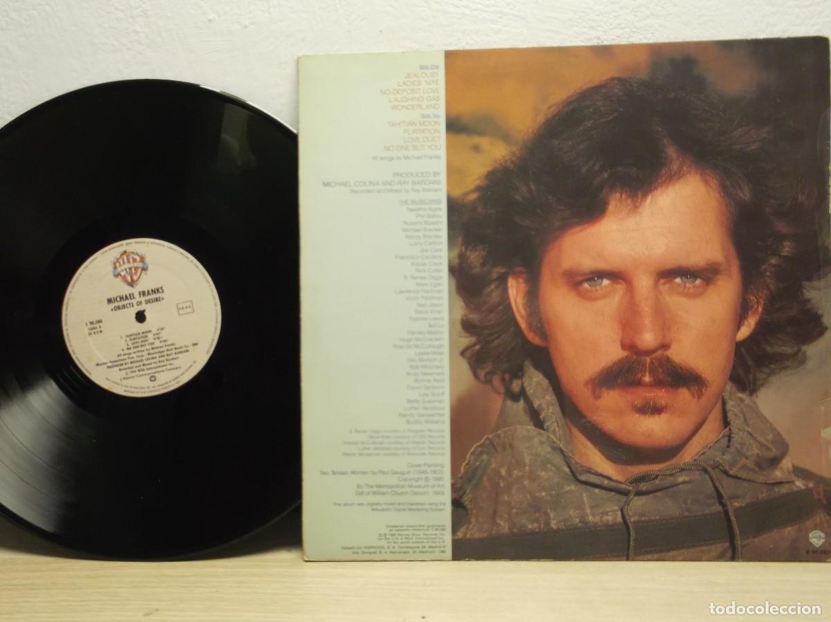 Discos de vinilo: Michael Franks -Objects of desire (1982) LP - Foto 2