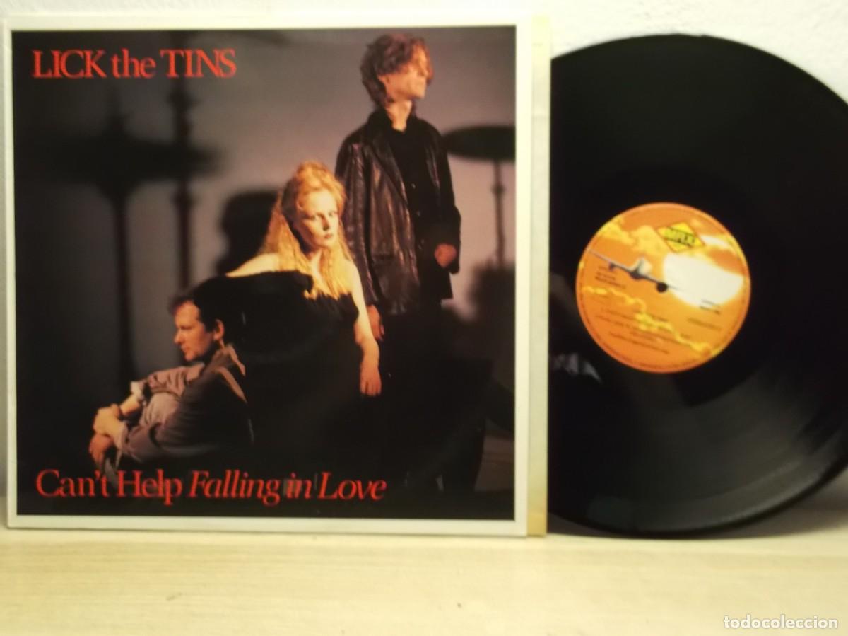 Discos de vinilo: Lick The Tins -Can't Help Falling In Love 12&rdquo; MAXI 45 RPM