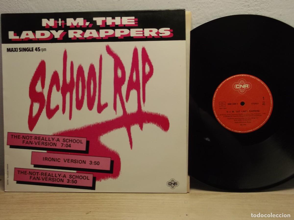 Discos de vinilo: N+M, The Lady Rappers* &ndash; School Rap MAXI 12&rdquo; 45 RPM
