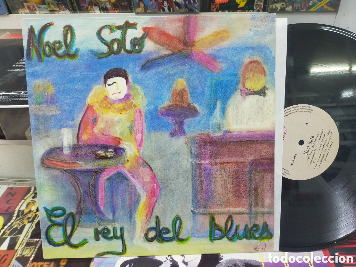 Discos de vinilo: Noel soto LP el rey del blues 1993
