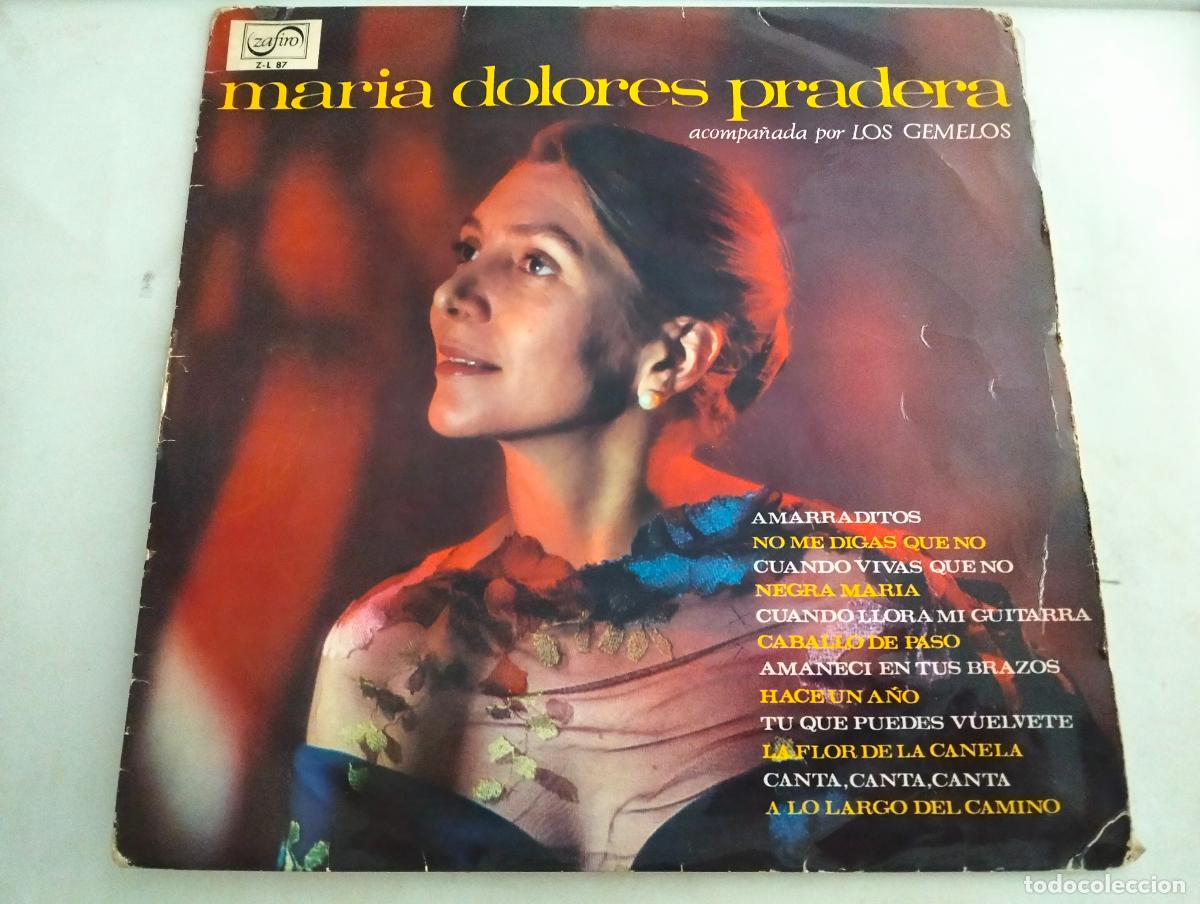 Disques de vinyle: MARIA DOLORES PRADERA, DISCO LP, EDITADO ZAFIRO, A&Ntilde;O 1961