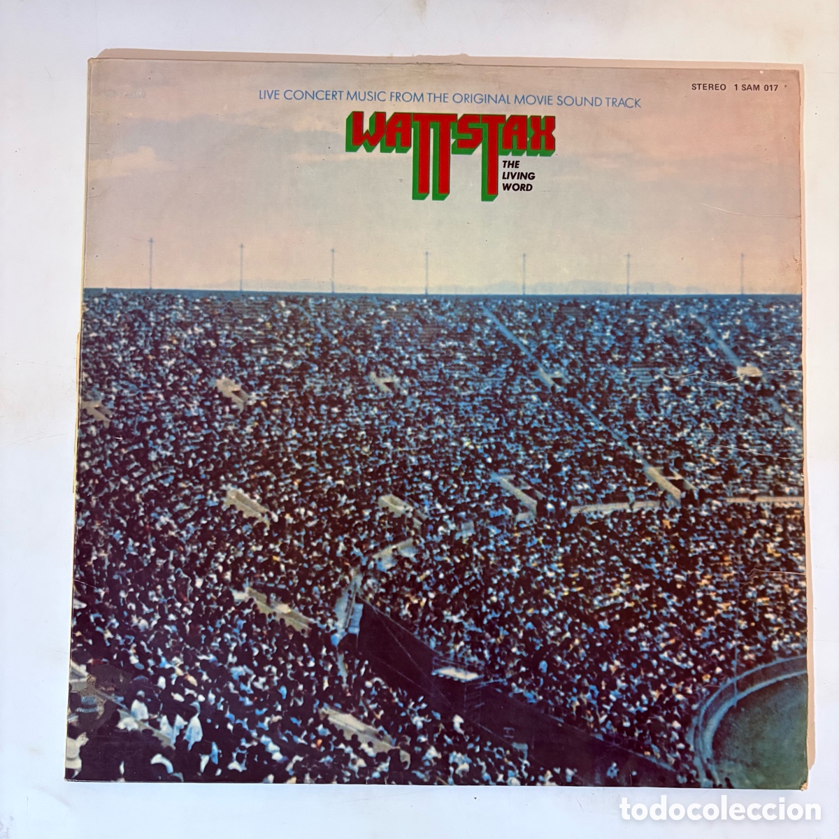 Discos de vinilo: doble lp Wattstax: The Living Word edicion espa&ntilde;ola de 1973