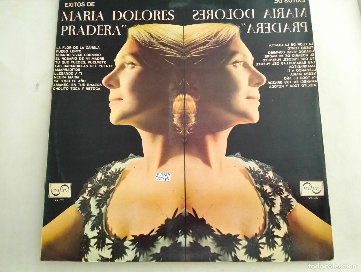 Vinyl-Schallplatten: EXITOS DE MARIA DOLORES PRADERA, DISCO LP, EDITADO ZAFIRO, A&Ntilde;O 1976
