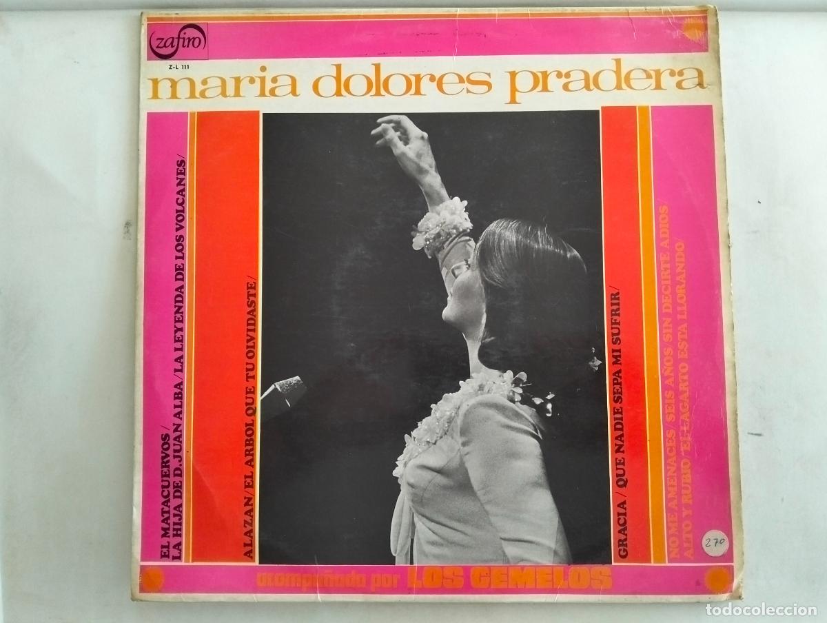 Vinyl-Schallplatten: MARIA DOLORES PRADERA, DISCO LP, EDITADO ZAFIRO, A&Ntilde;O 1972