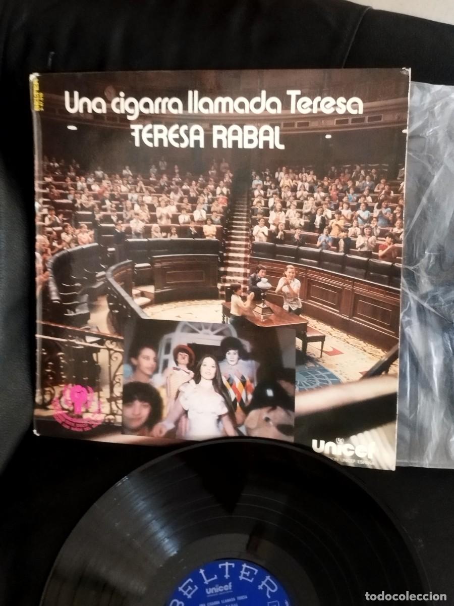 Discos de vinilo: Teresa Rabal &lrm;- Una Cigarra Llamada Teresa. Vinilo lp m&uacute;sica infantil.
