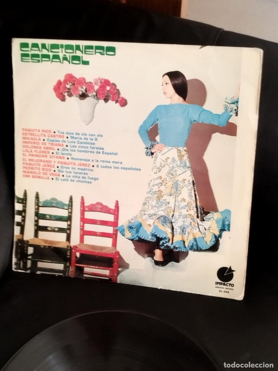 Discos de vinilo: Cancionero espa&ntilde;ol 1974. Lola Flores, Paquita Rico, Estrellita Castro y Dolores Abril.