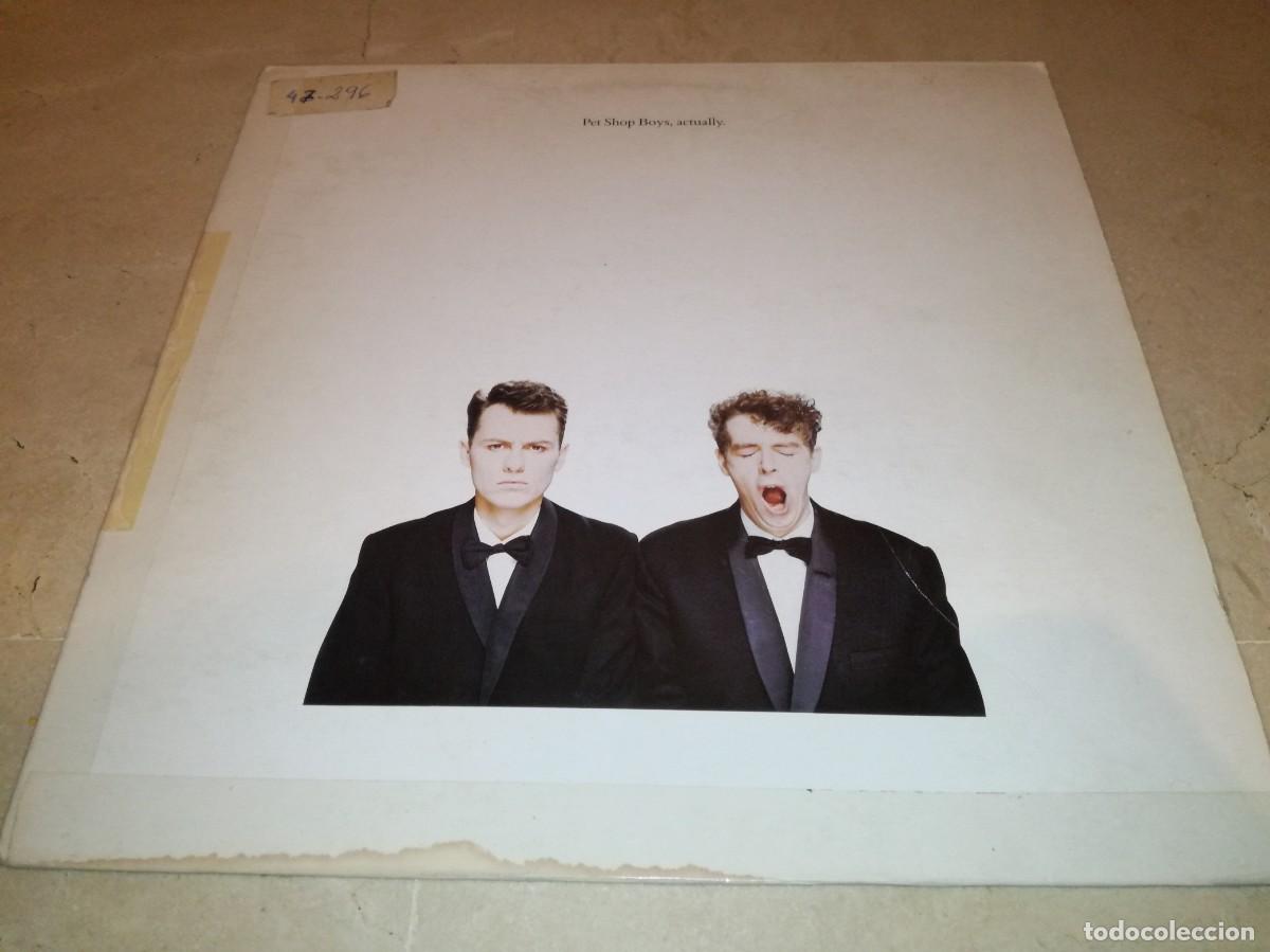 Discos de vinilo: PET SHOP BOYS-ACTUALLY-CONTIENE ENCARTE-ORIGINAL UK 1987