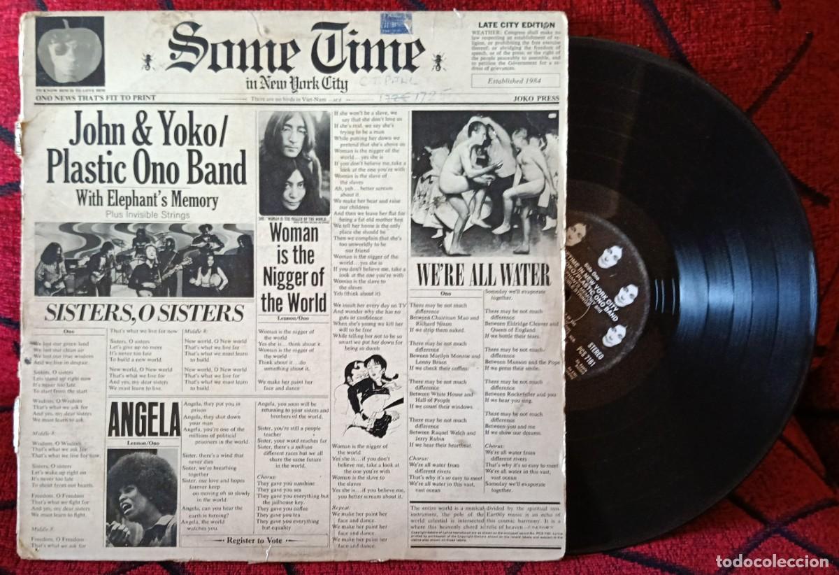 Discos de vinilo: JOHN & YOKO LENNON / PLASTIC ONO BAND *Some Time In New York City* SOLO EL VINILO LP 1