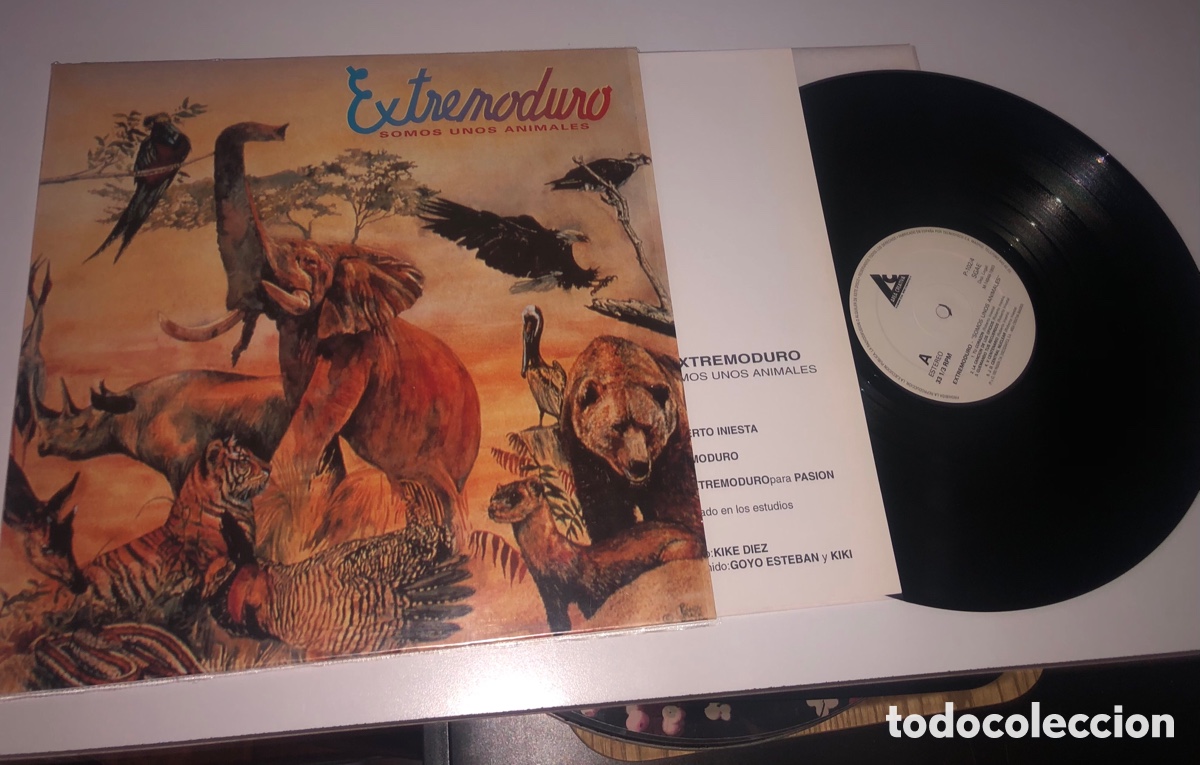 Discos de vinilo: EXTREMODURO - Somos unos Animales LP (Area Creativa, 1993) MUY RARO / ORIGINAL
