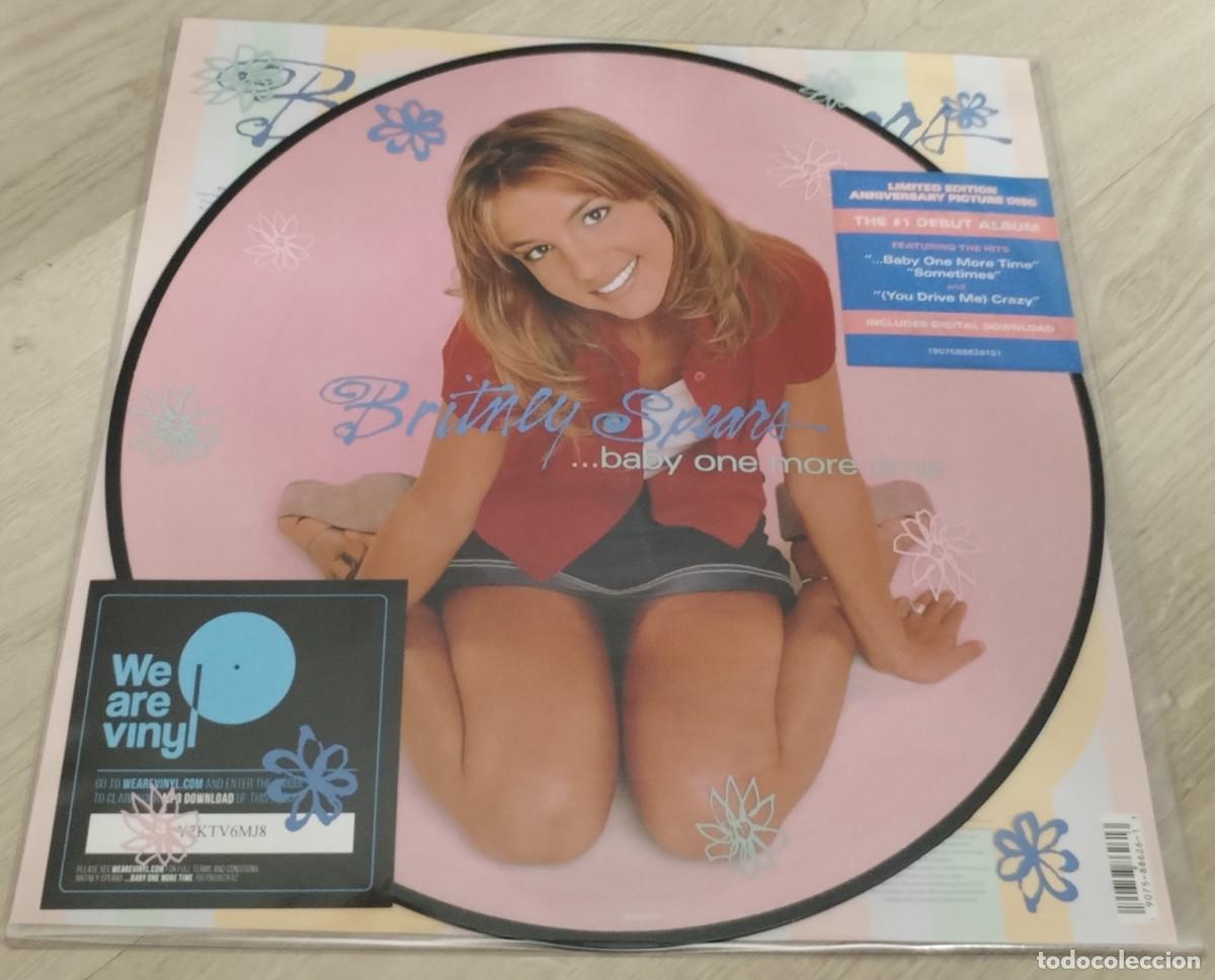 Discos de vinilo: BRITNEY SPEARS - BABY ONE MORE TIME ..LP PICTURE -DISC ...EDICION LIMITADA POR ANIVERSARIO - NUEVO