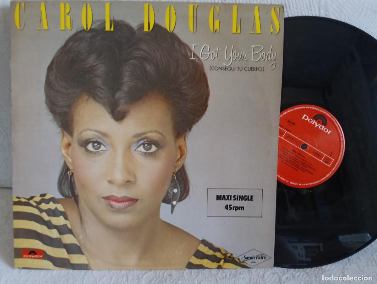 Discos de vinilo: CAROL DOUGLAS Consegui Tu Cuerpo Maxi Ecelente estado .Ver titulos y dem&aacute;s informaci&oacute;n en fotos.Pedi