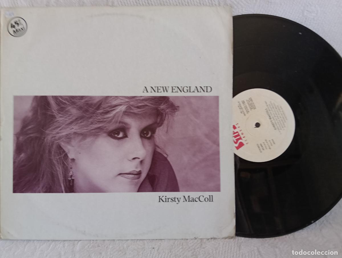 Discos de vinilo: KIRSTY MACCOLL A New England Maxi Excelente estado.Ver titulos y dem&aacute;s informaci&oacute;n en fotos.Pedido m
