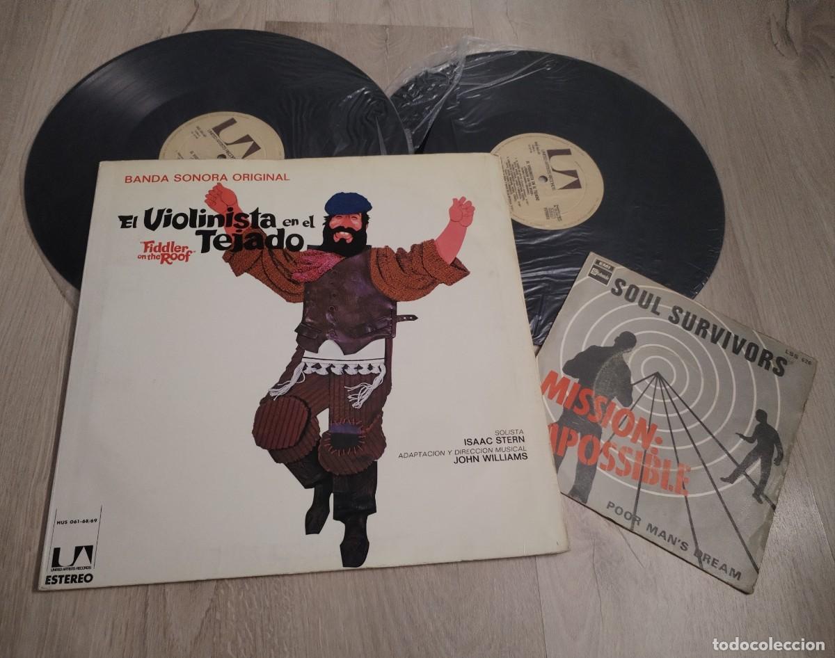 Discos de vinilo: EL VIOLINISTA EN EL TEJADO - BANDA SONORA ORIGINAL ..2 LP&acute;S GATEFOLD .CON SINGLE - MISION IMPOSIBLE