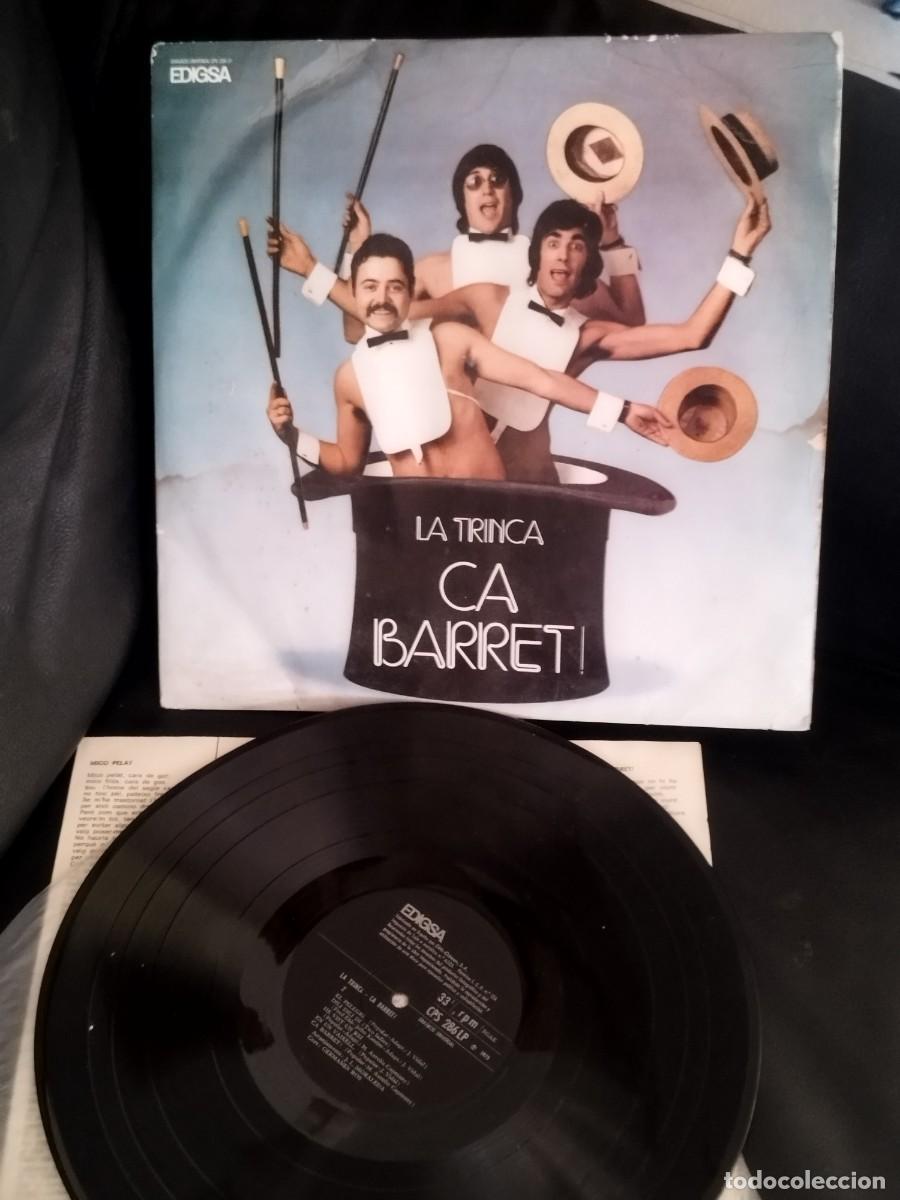 Vinyl-Schallplatten: Ca Barret!&rdquo; del grupo c&oacute;mico-musical catal&aacute;n. Disco ovalado, inaudible.