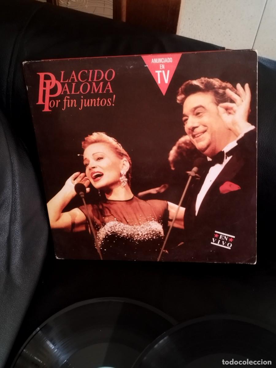 Discos de vinilo: Placido Domingo / Paloma San Basilio &ndash; Placido Paloma Por Fin Juntos! (En Vivo). Doble Lp vinilo.