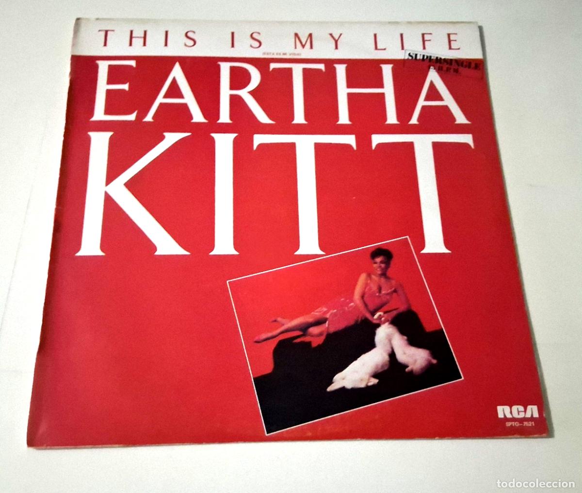 Discos de vinilo: EARTHA KITT &rdquo;THIS IS MY LIFE&rdquo; MAXI 12&rdquo; VINYL VG/MBE VG/MBE