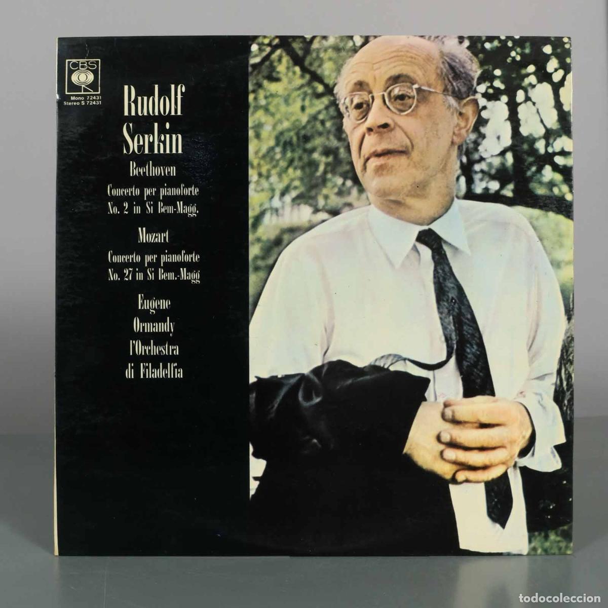 Discos de vinilo: LP. Beethoven, Mozart: Piano Concertos No. 2 and No. 27 - Rudolf Serkin, Eugene Ormandy,