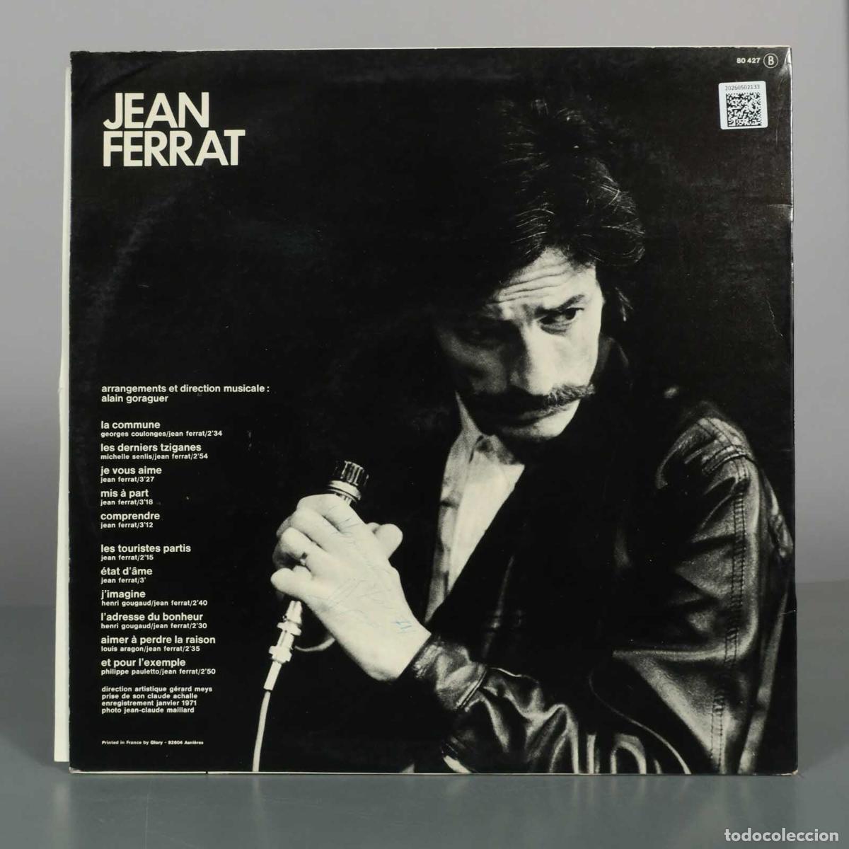 Discos de vinilo: LP. Jean Ferrat - La Commune - Alain Goraguer - Foto 2