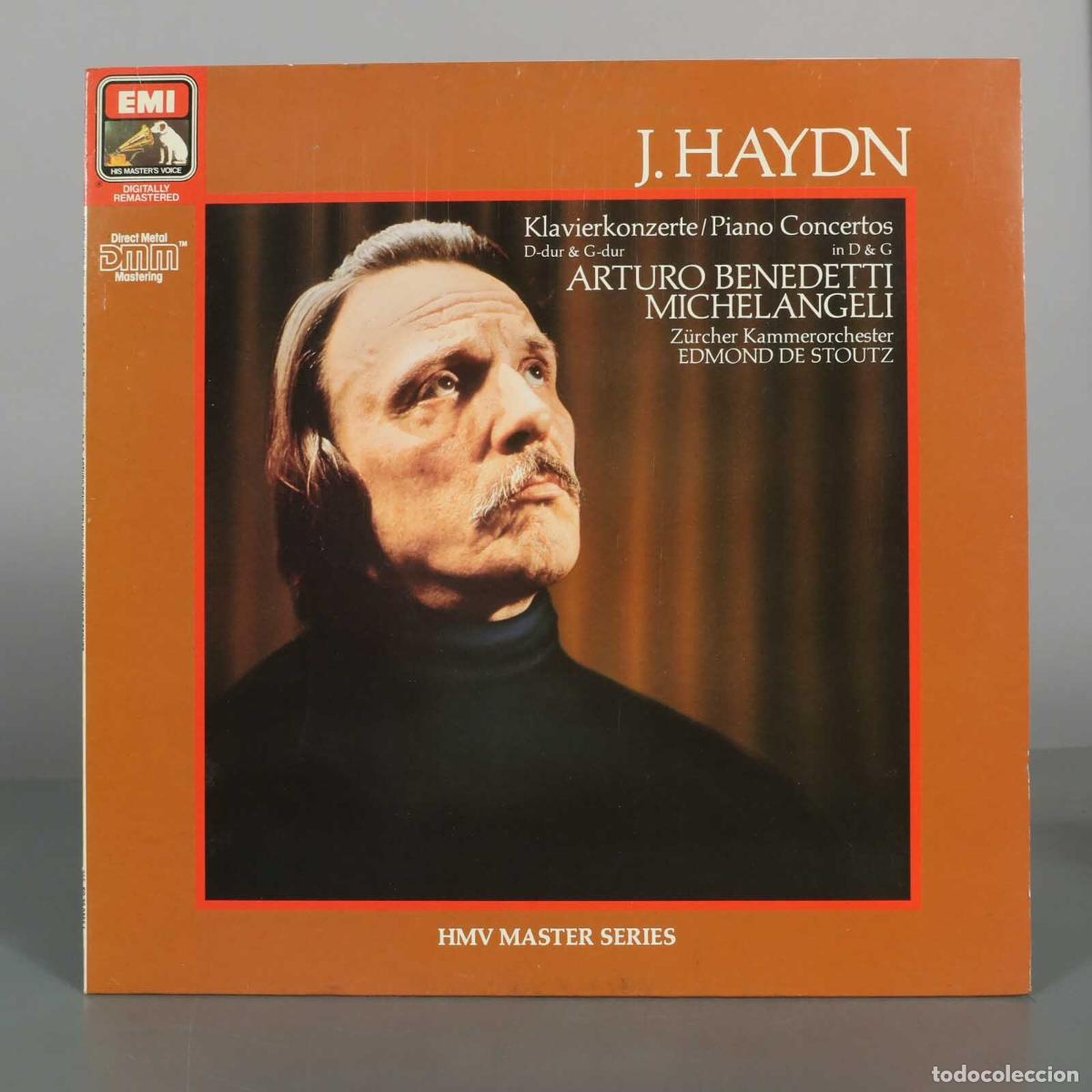 Vinyl records: LP. Klavierkonzerte - J. Haydn - Benedetti Michelangeli, Z&uuml;rcher Kammerorchester, Edmond de Stout