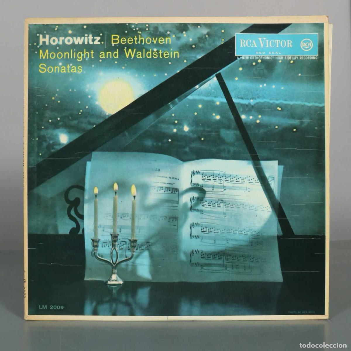 Discos de vinilo: LP. Moonlight and Waldstein Sonatas - Beethoven, Vladimir Horowitz