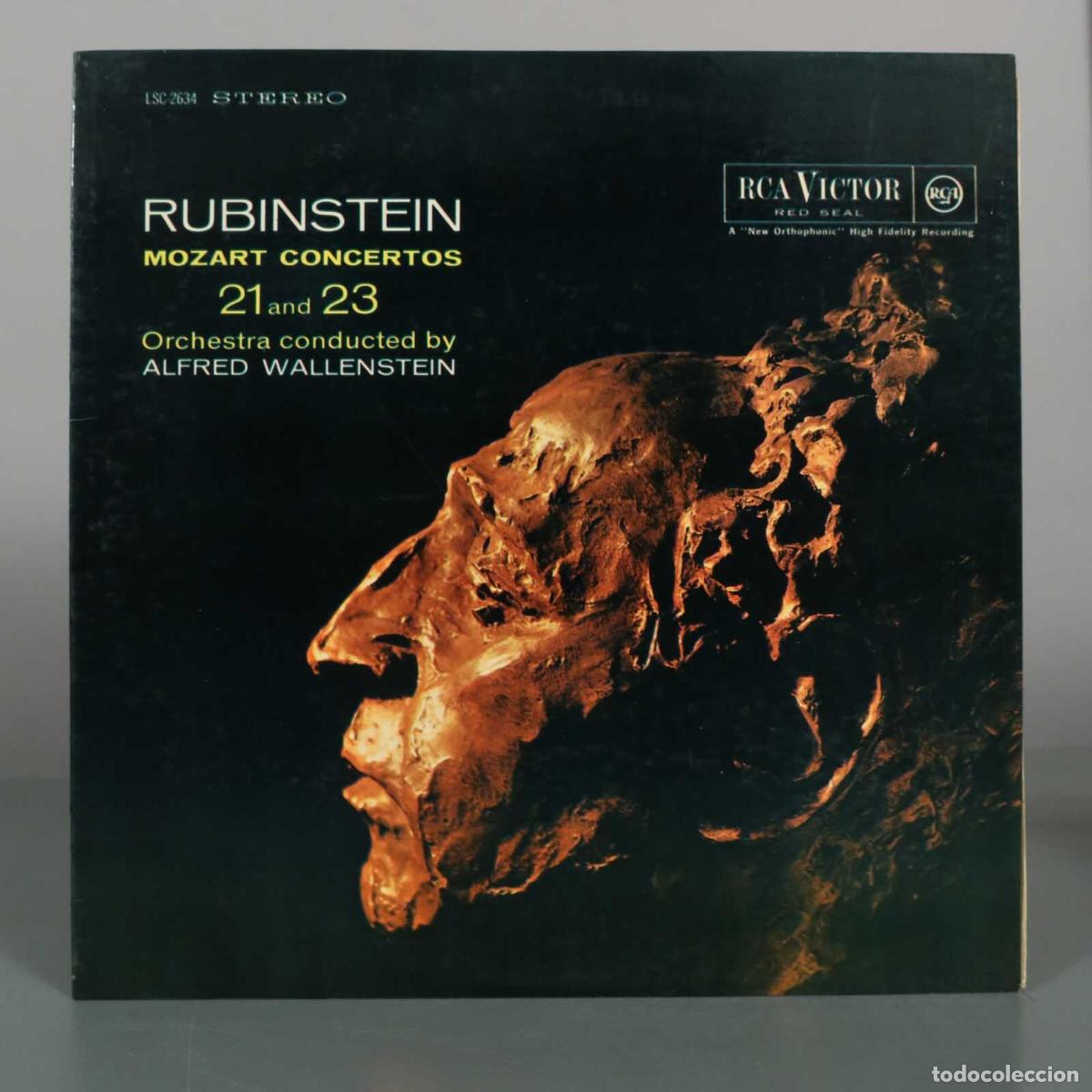 Discos de vinilo: LP. Mozart: Piano Concertos 21 and 23 - Artur Rubinstein, Wallenstein, RCA Victor Symphony Orches