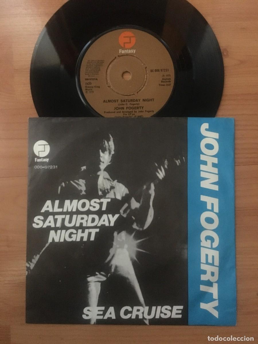 Discos de vinilo: JOHN FOGERTY &rdquo;Almost Saturday Night&rdquo; 1975