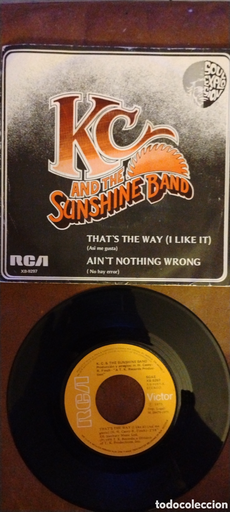 Discos de vinilo: KC AND THE SUNSHINE BAND-THAT'S THE WAY(I LIKE IT)-SINGLE-RCA VICTOR/SPAIN-KSA