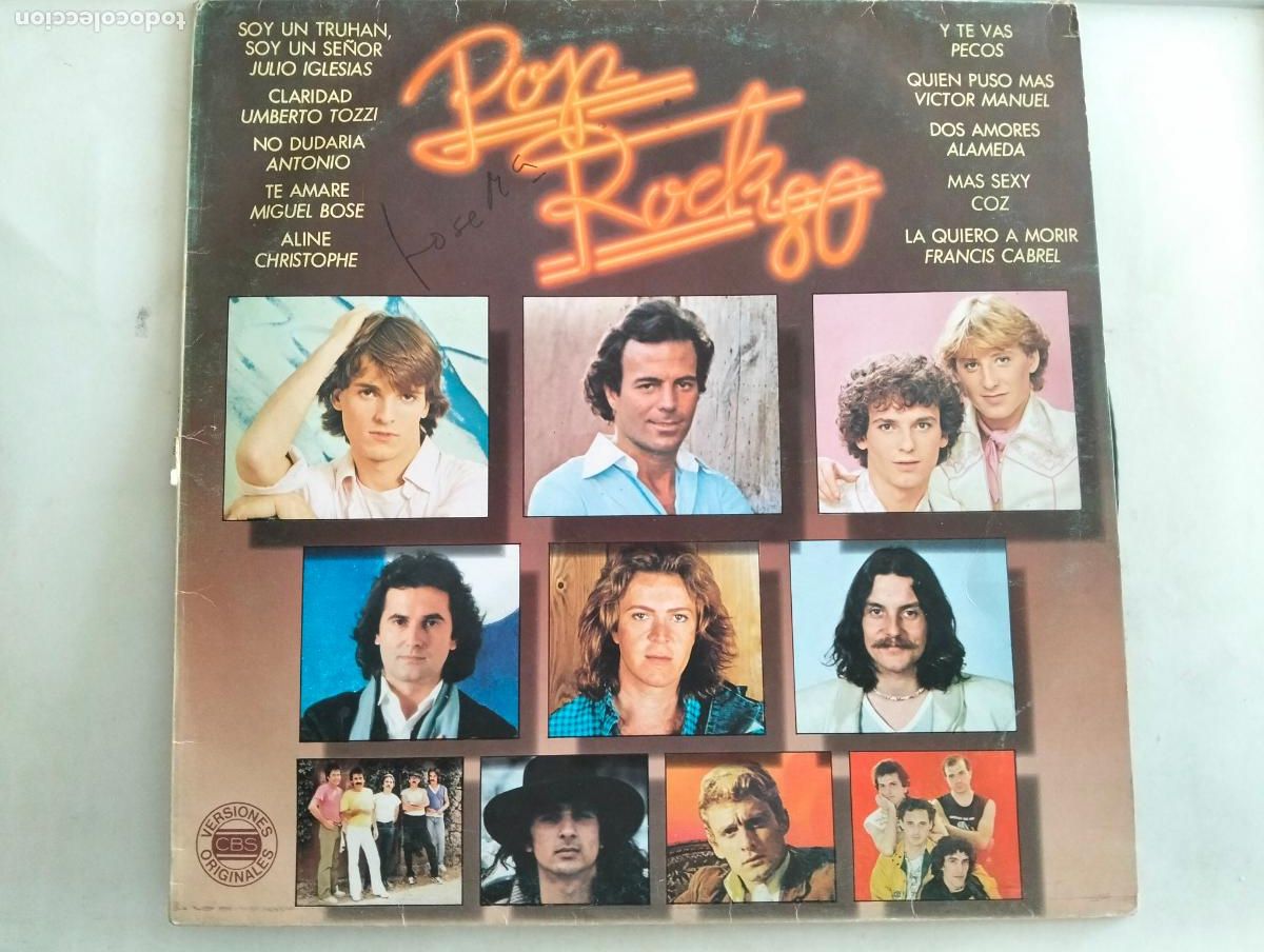 Discos de vinilo: POP ROCK 80, DISCO LP , EDITADO CBS, A&Ntilde;O 1980, OBSEQUIO CAJA DE AHORROS VALENCIA