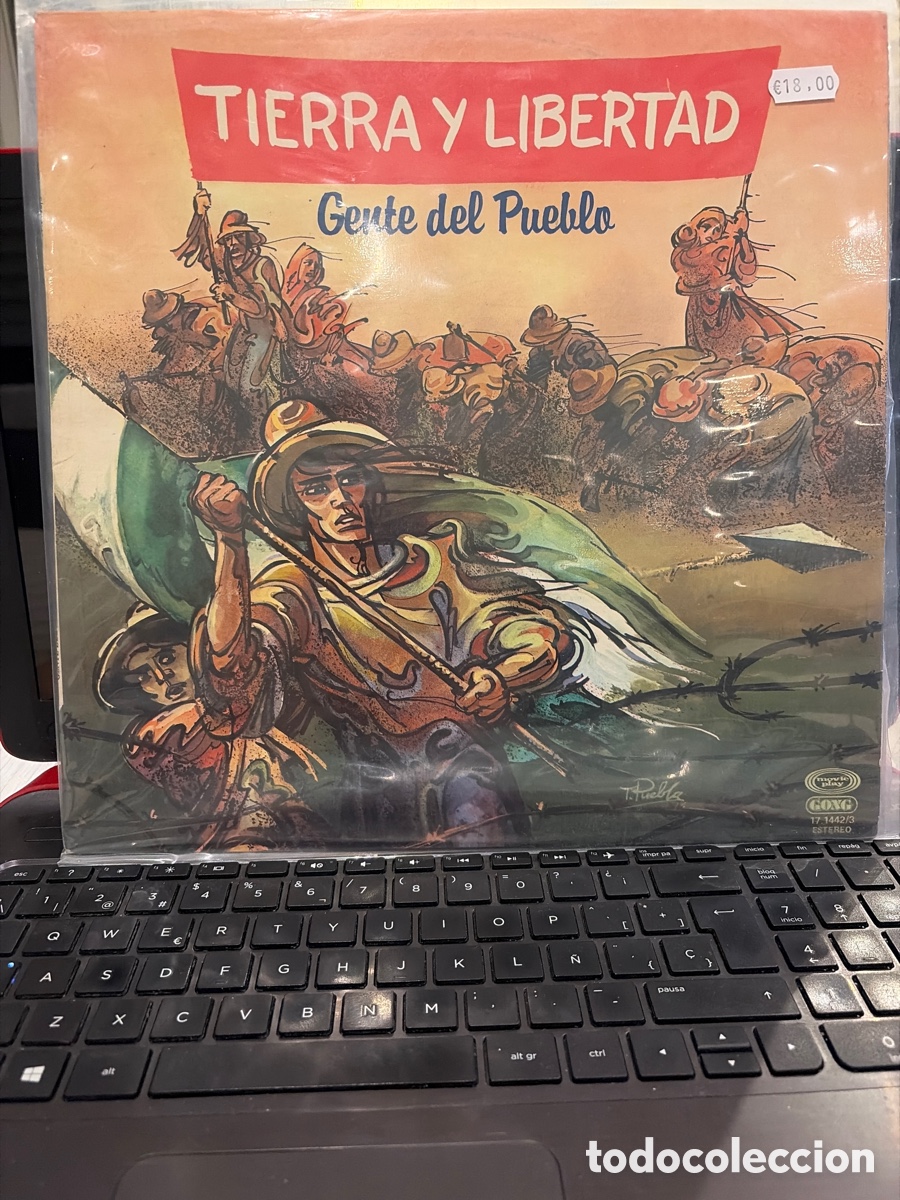 Discos de vinilo: GENTE DEL PUEBLO - TIERRA Y LIBERTAD LP SPAIN