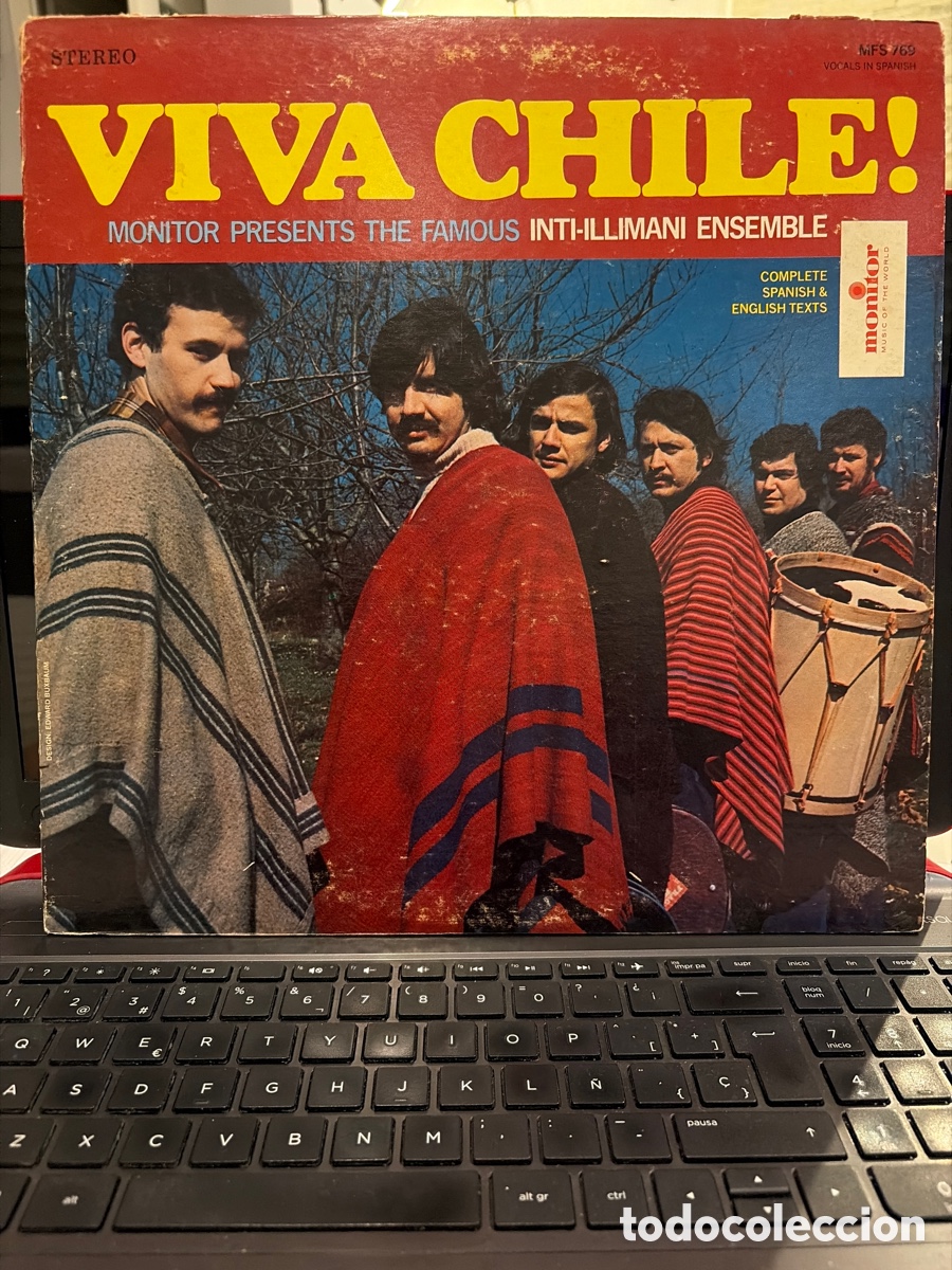 Discos de vinilo: INTI ILLIMANI - VIVA CHILE LP USA