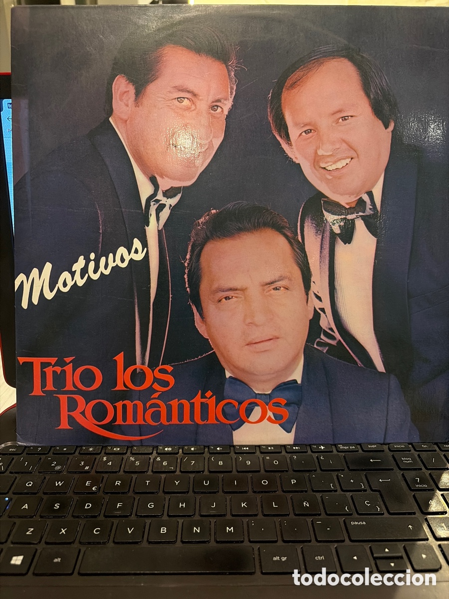 Discos de vinilo: TRIO LOS ROM&Aacute;NTICOS - MOTIVOS LP COLOMBIA