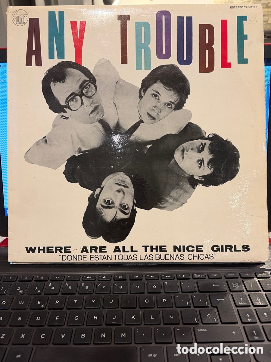 Discos de vinilo: ANY TROUBLE - WHERE ARE ALL THE NICE GIRLS LP SPAIN