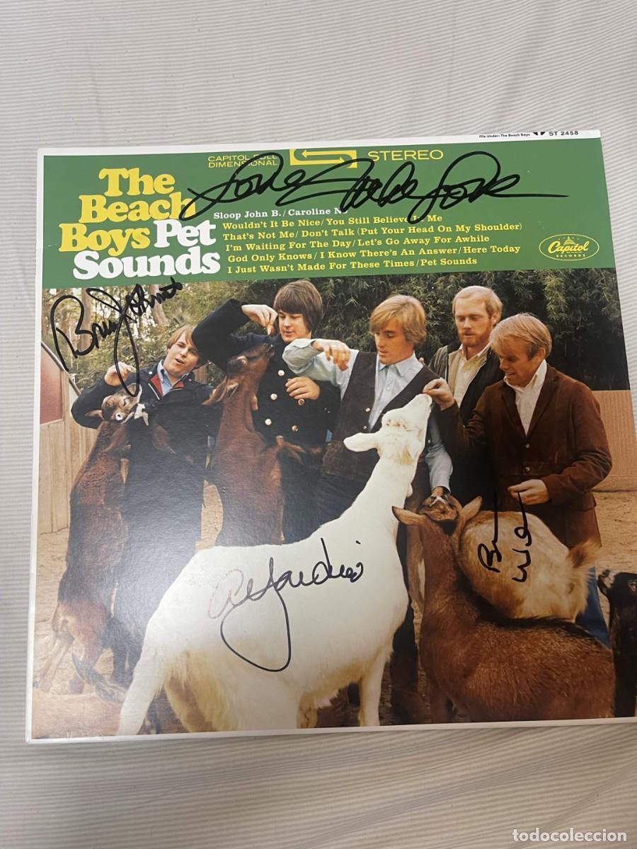 Discos de vinilo: Vinilo The Beach Boys Pet Sounds Firmado