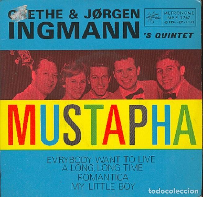 Discos de vinilo: Grethe & Jorgen Ingmann &ndash; Mustapha; Romantica; My Little boy + 1 &ndash; METRONOME 1767(Ed. Danesa)&ndash;1959