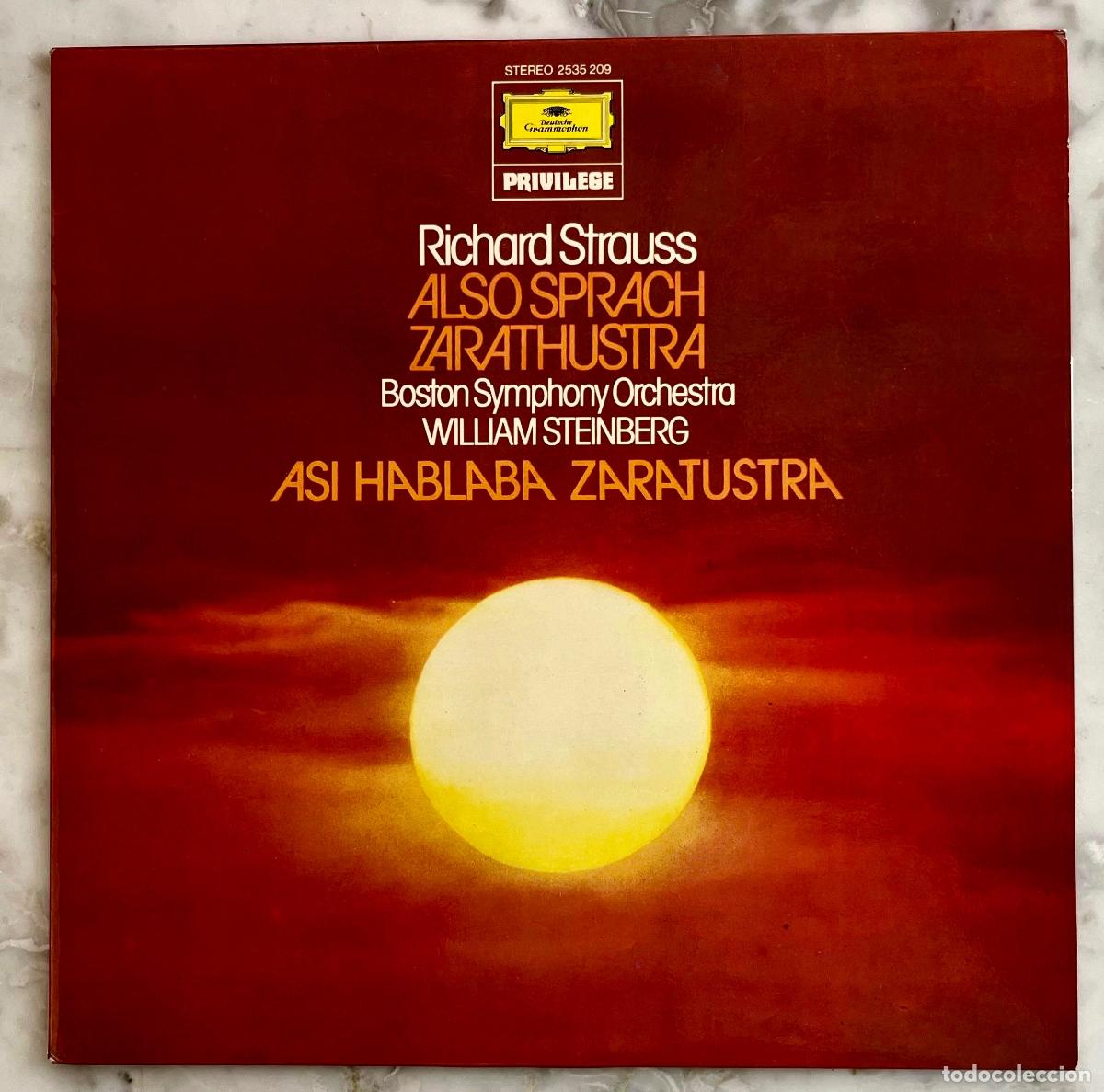 Discos de vinilo: ASI HABLO ZARATHUSTRA. RICHARD STRAUSS. WILLIAM STEINBERG. LP ORIGINAL ESPA&Ntilde;A 1979