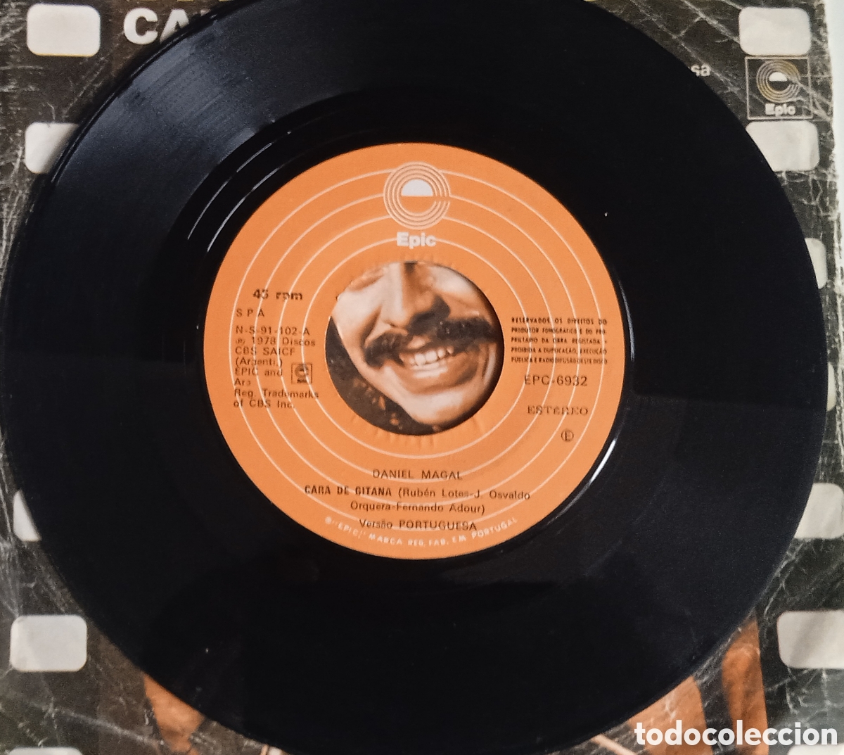 Discos de vinilo: DANIEL MAGAL - Cara de gitana (1978) disco de vinilo single - Foto 6