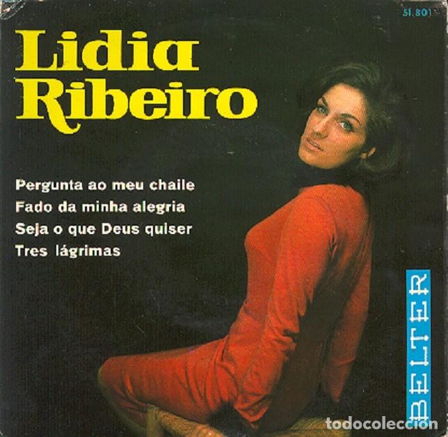 Discos de vinilo: Lidia Ribeiro &ndash; Pregunta ao meu chaile; Tres l&aacute;grimas + 2 &ndash; BELTER 51.801 &ndash; 1967