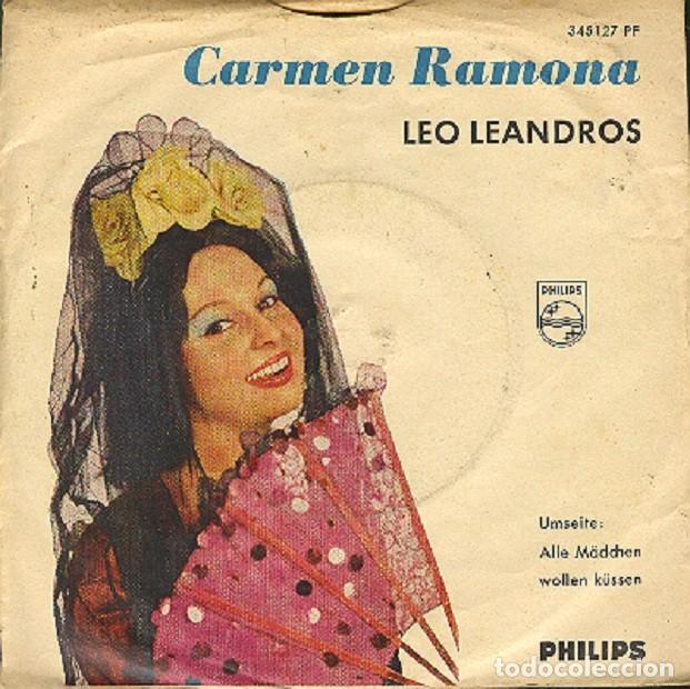 Discos de vinilo: Leo Leandros - Alle M&auml;dchen Wollen K&uuml;ssen; Carmen, Ramona &ndash; PHILIPS 345 127 (Ed Alemana) &ndash; 1959
