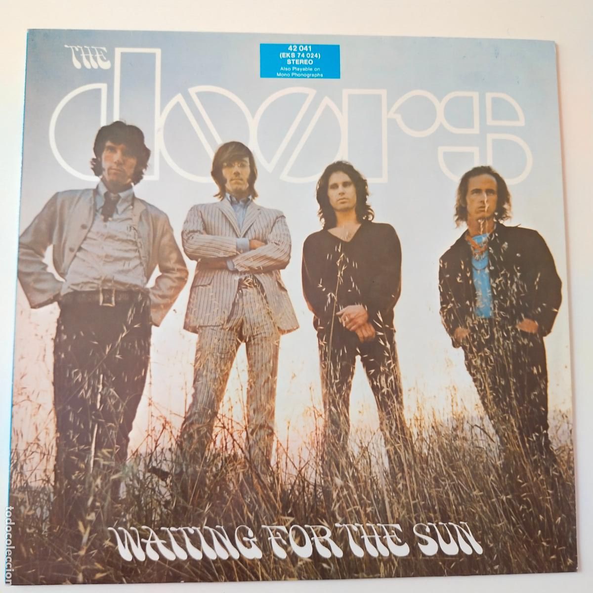 Discos de vinilo: THE DOORS- WAITING FOR THE SUN-- EUROPA LP 1986- DISCO COMO NUEVO.