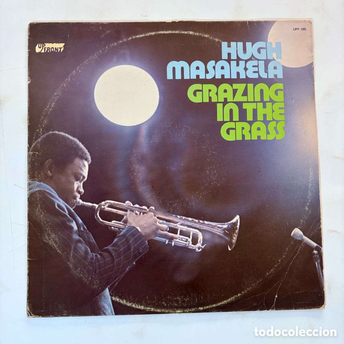 Discos de vinilo: lp Hugh Masakela Grazing In The Grass edicion USA de 1977