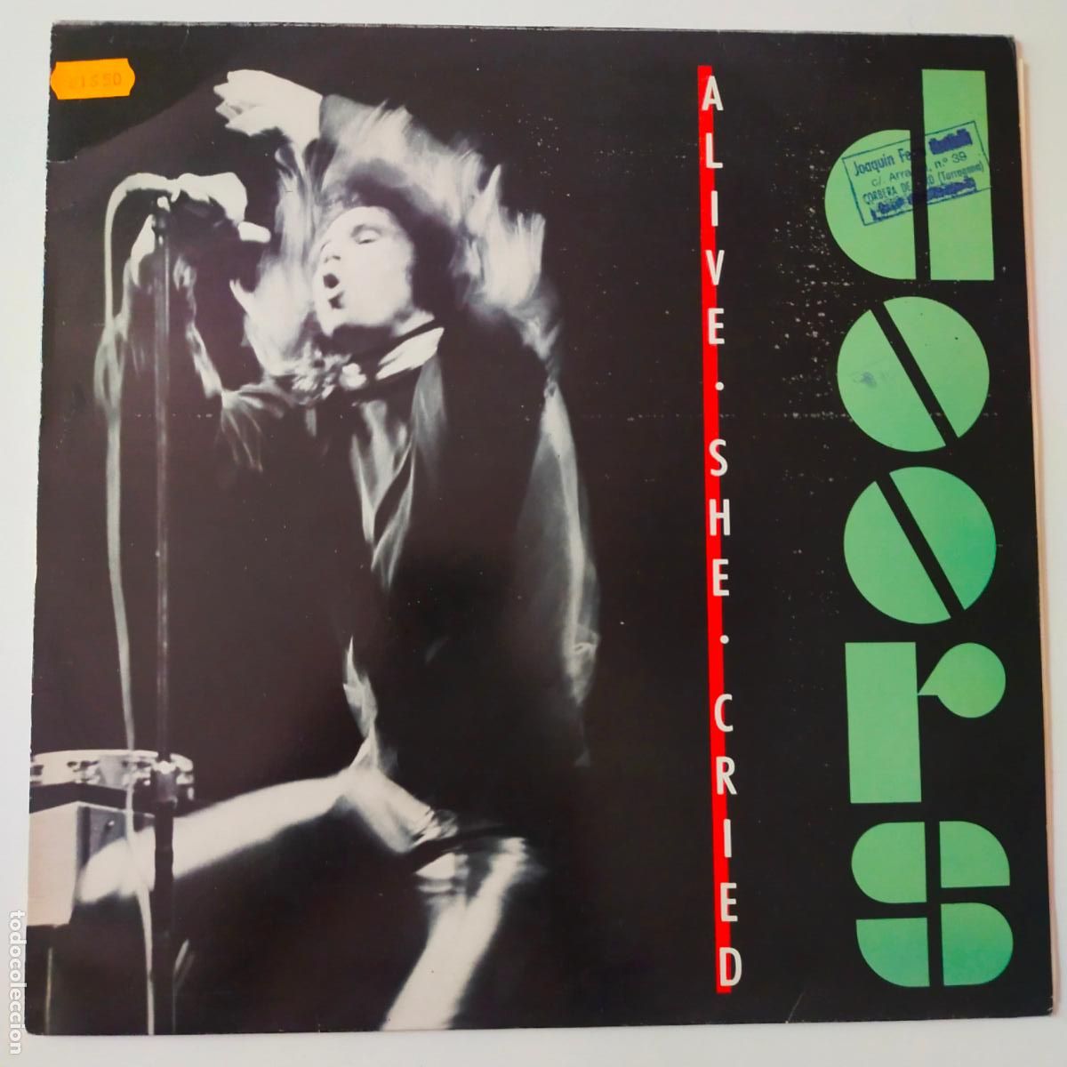 Discos de vinilo: THE DOORS- ALIVE SHE CRIED- LP ESPA&Ntilde;A 1983- DISCO COMO NUEVO.