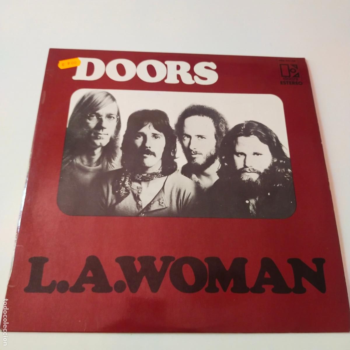 Discos de vinilo: THE DOORS- L.A. WOMAN- LP ESPA&Ntilde;A 1971- DISCO EXC. ESTADO.