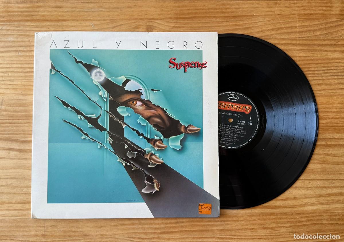 Discos de vinilo: Azul Y Negro &lrm;&ndash; Suspense. Spain 1984 - Foto 4