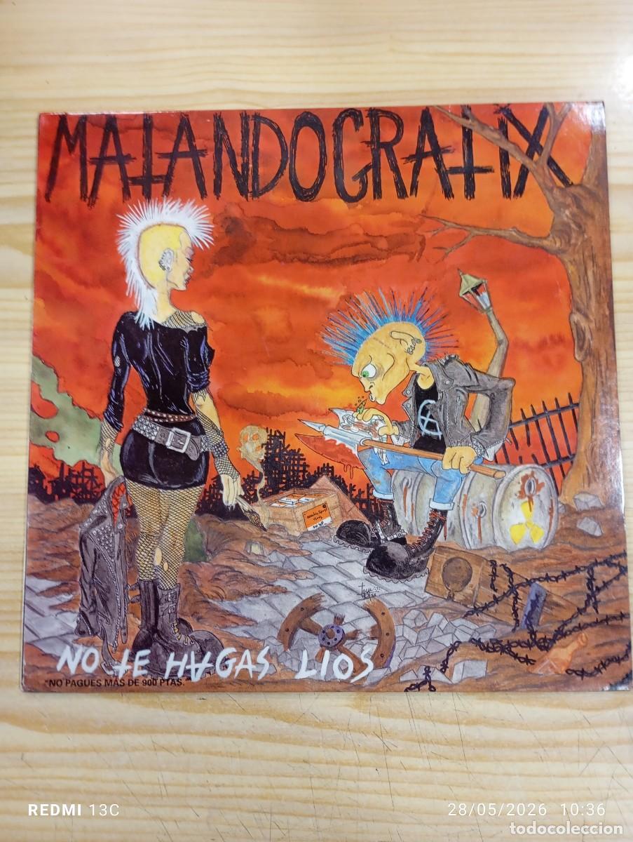 Discos de vinilo: Matando Gratix &lrm;&ndash; No Te Hagas Lios Sello: Potencial Hardcore &lrm;&ndash; PHC-13 - LP 1992